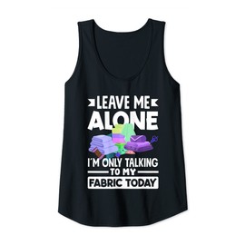 Womens Quilting Sewing Quilter Fabric Love Tank Top