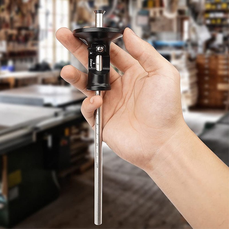 Woodworking Marking Gauge, Micro Adjustable Wheel Woodworking Scriber Fine DIY