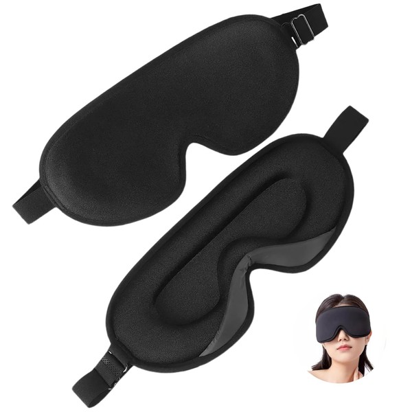 Premium Sleep Eye Mask for Men & Women, 100% Blackout
