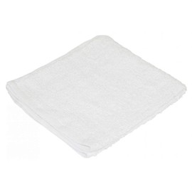 Carrand 45054 14" x 17" Cotton Terry Detailing Towel (4-Pack) , White