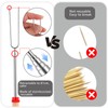 Pack of 8 Barbecue Skewers Telescopic Marshmallow Campfire Grill Fork,