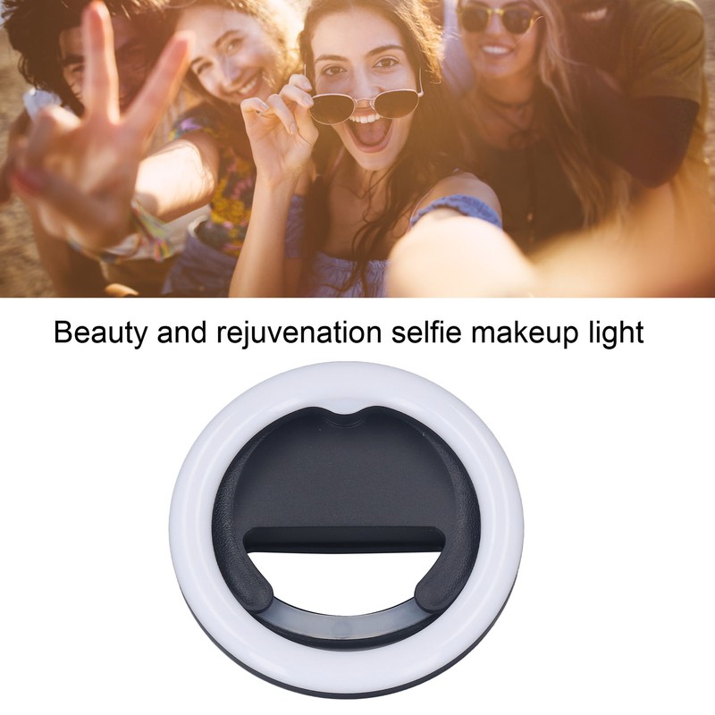 Clip On Ring Light for Phone 180 Degree Rotation 3