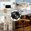 7inch Heavy-Duty Bar Stool Rotating Base Replacement, 360 ° Square