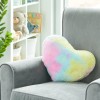 Parent's Choice Plush Tie-Dye Heart Shape Toddler Pillow, 1 count