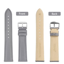 TStrap Strap for Moonswatch Swatch Omega - Leather Watch Band Compatible with Omega x Swatch Moonwatch - 20mm Quick Release Watch Straps Replacement for Moonswatch Speedmaster