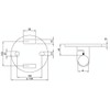 Wall anchor for Tensioning with Plate 150 x 10 mm,