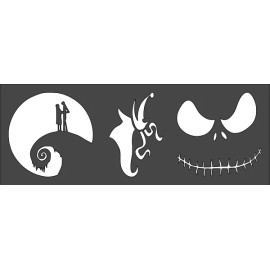 Unbranded 1- 4x11 inch Stencil (VB-26) Nightmare Before Christmas (6mil)*****