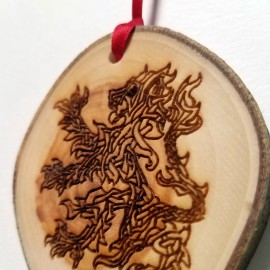 Handmade Celtic Lion Essential Oil Diffuser Ornament, Decorative Air freshener