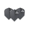 F7121 Carbon Black Std Dart Flights 3 Sets per Pack