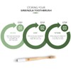 GREENZLA Kids Bamboo Toothbrushes (6 Pack) BPA Free Soft Bristles