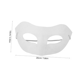 SUPVOX 10Pcs Blank DIY Paper Masks for Masquerade Carnival Birthday Parties Creative Unpainted Masks for Adults for