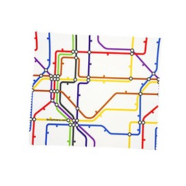 Premium Quality GoOpticians Underground Map Microfibre Cloth