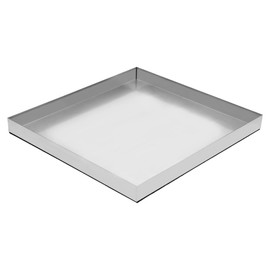 Stainless Steel Washing Machine Drip Pan,Heavy Duty Washer Drip Tray with Anti-slip Bottom Pad-Free with this Multi-Purpose Washer Drip Pan (32" x 30"×2.5")