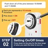 iPower 24 Hour Plug-in Mechanical Timer, Timer for Electrical Outlets