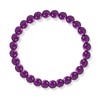 Amethyst Bracelet for Women Natural Gemstone Bracelet 8mm (A: amethyst
