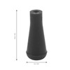 5Pcs Archery Tips, Soft Rubber Arrowheads 6mm Blunt Point Broad