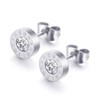 Liberty-M Roman Numeral Earrings for Both Ears, 2 Pieces for