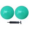 AppleRound 9-inch Pilates Ball, Pack of 2 with 1 Pump,