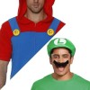 Kit Sombreros AC Mario Bros Luigi Adulto Infantil 6 Piezas