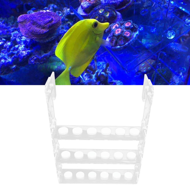 Coral Frag Rack Clear Acrylic Vertical 3 Layer Hanging Coral