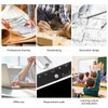30cm Folding Ruler, 90° Foldable Metal Aluminum Ruler 0-300mm Length