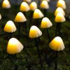 Mini Mushroom Solar Lights 8 Modes LED Waterproof String Pathway