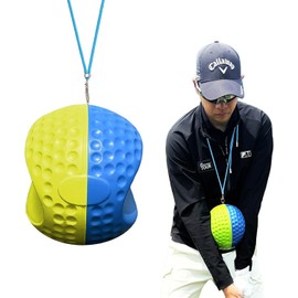 Portable Golf Swing Trainer Ball, Posture and Motion Correction Aid, Includes Carry Rope for Easy Transport, Ideal for Beginners (L > 175 cm)