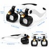 Head-Mounted LED Magnifying Glass for Precision Work – Hands-Free Design