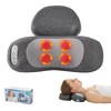Huieo 3-in-1 Neck Massager Pillow with Heat, 2-Speed Adjustable Deep