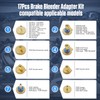 17+3Pcs Brake Bleeder Adapter Kit,Brake Master Cylinder Bleeder Kit,Brake Fluid
