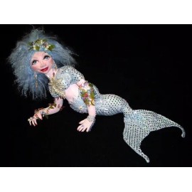 Caroline Erbsland Cloth Art Doll CD Pattern “Crystal Mermid” By Caroline Erbslsnd