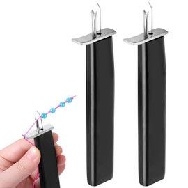 simarro 2 Pcs Jewelry Bead Knotting Tool, Jewelry Looper Tool for Create The Secure Knots, Essential Knotting Tool for DIY Necklace Bracelet Pearl Beading Jewelry Making