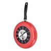 Frying Pan Wall Clock Aluminum Kitchen Pot Decorative Hanging Clocks