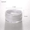 BTYMS 50 Pieces Clear Plastic Cosmetic Containers with Lids Refillable