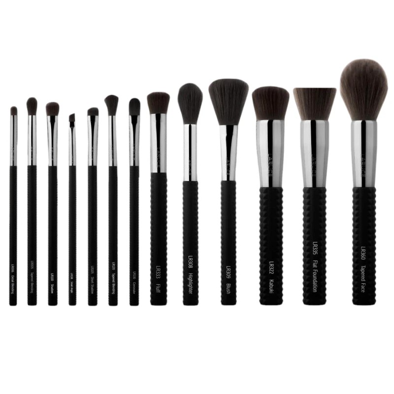 LARUCE Ann 13 Piece Makeup Brush Set + Case -