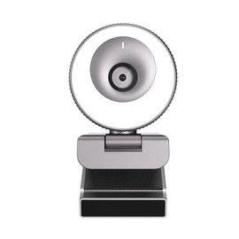 DMM.make Webcam with Ring Light DKS-CAM3G 1080pFHD/60fps/3 Light Color/Brightness Stepless Adjustment/Autofocus/Built-in Microphone/USB Connection
