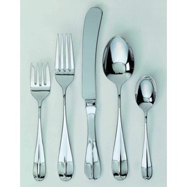 Ginkgo International Classic English Flatware Set, medium, Silver