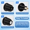 UCDETD Metal Shower Knobs 3 Piece Replacement, Compatible with Price