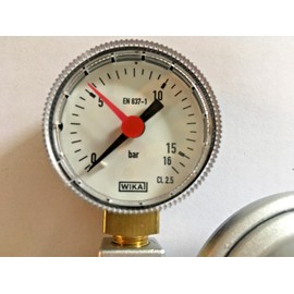 Pressure Regulator 30 mbar with Pressure Gauge 0.8 kg/h for Caravan Motorhome Caravan with Pressure Gauge PS 16 Bar 2025