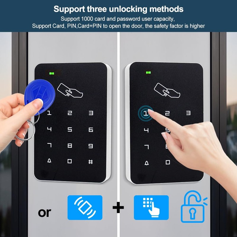 AccessShield Door Lock Access Control System Waterproof Access Control Keypad