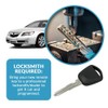 Keyless2Go New Uncut Replacement Transponder Ignition V-Chip Car Key HD111