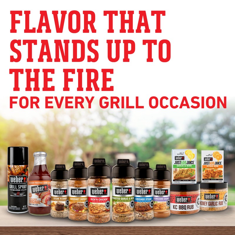 Weber Chicago Steak Seasoning, 2.5 Ounce Shaker