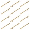 Stormshopping 12PACK Kitchen Door Handles 160mm Gold Kitchen Cupboard Handles
