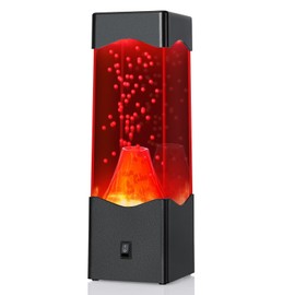 Volcano Lamp, Realistic Volcanic Eruption Night Light, USB Powered Night Light for Kids Adults, Relaxing Table Lamp for Bedroom Home Decor Office Mood Lighting Birthday Father's Day Christmas Gifts