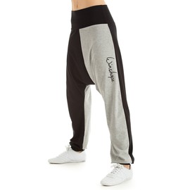 Winshape – Pantaloni da Allenamento da Donna, Donna, Schwarz/Grey Melange, XL