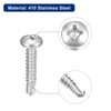 sourcing map #10-1" Self Drilling Screws, 120pcs 410 Stainless Steel