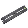 180mm Quick Release Plate with Double Arca Dovetails, Precision Rail