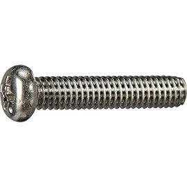 Trusco Y823-0635 Pan Head Machine Screws, Stainless Steel, All Screws, M6 x 35, Pack of 10, Small Quantity