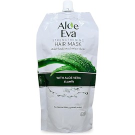 Aloe Eva With Aloe Vera Hair Mask Pouch Moisturizer For Hair (1 Pack = 8.82 oz / 250 gm) For Colored Hair حمام كريم بالصبار