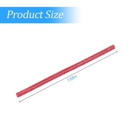 AUKEPO 10 PCS Bling Car Air Vent Outlet Trim, Rhinestone Air Conditioner Decoration Strip for Vent Outlet, Universal Bendable Trim Interior Accessories for Most Air Vent Outlet (Red)